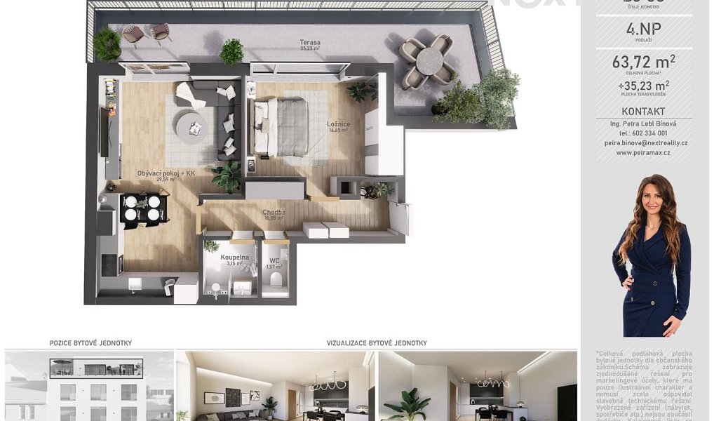 Prodej bytu 2+kk 64 m², Praha – náhled fotky 6