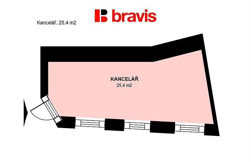 Pronájem kanceláře 25 m² — photo 5