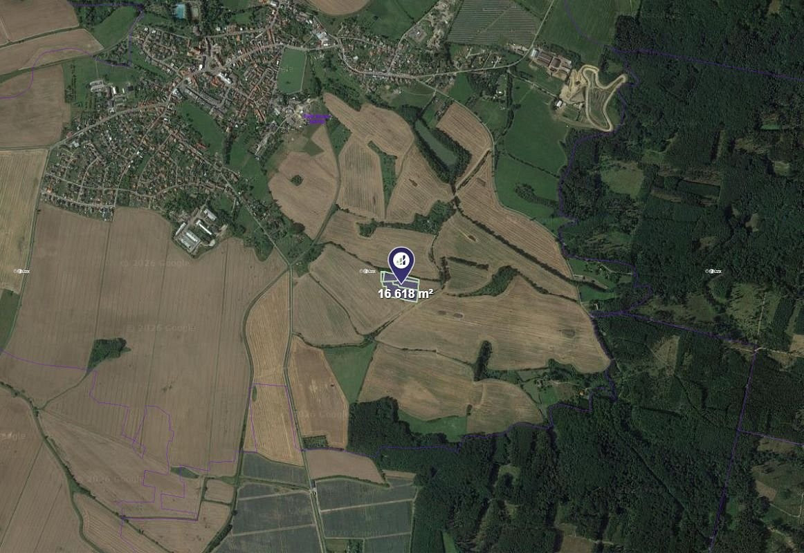 Prodej pole 8 309 m² – pohled 2