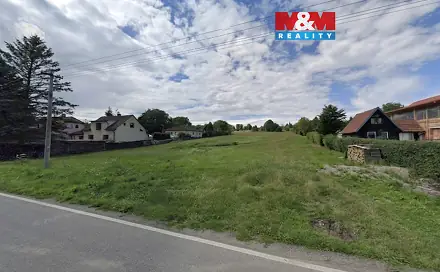 Prodej stavebního pozemku 2 821 m², Černovice, okres Pelhřimov