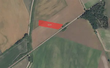 Prodej pole 5 424 m², Kostelní Lhota, okres Nymburk
