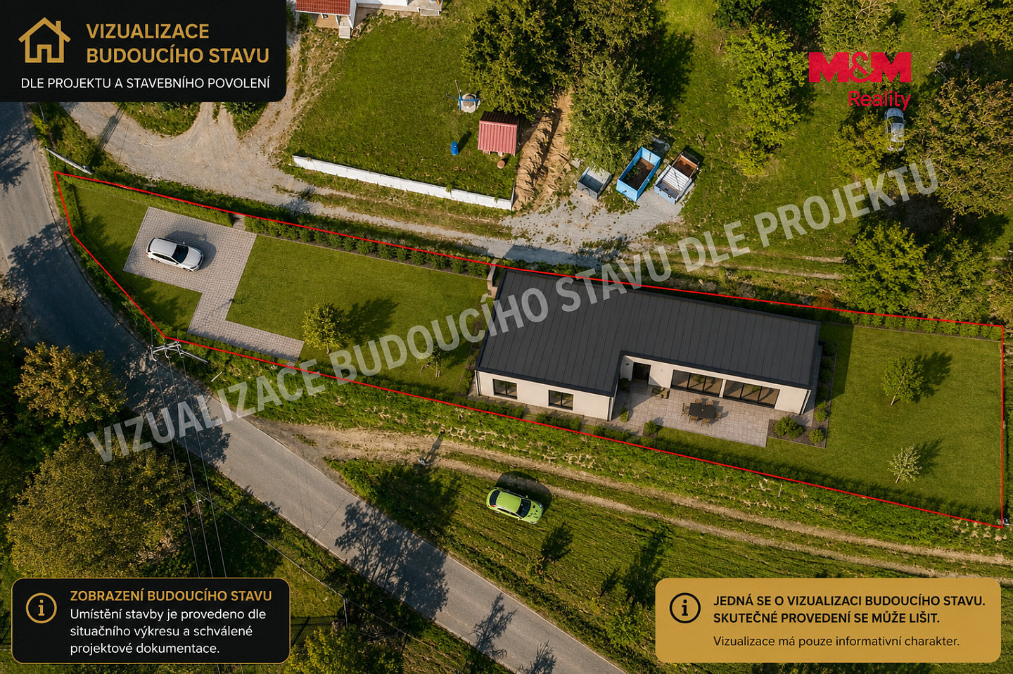 Prodej stavebního pozemku 1 163 m²