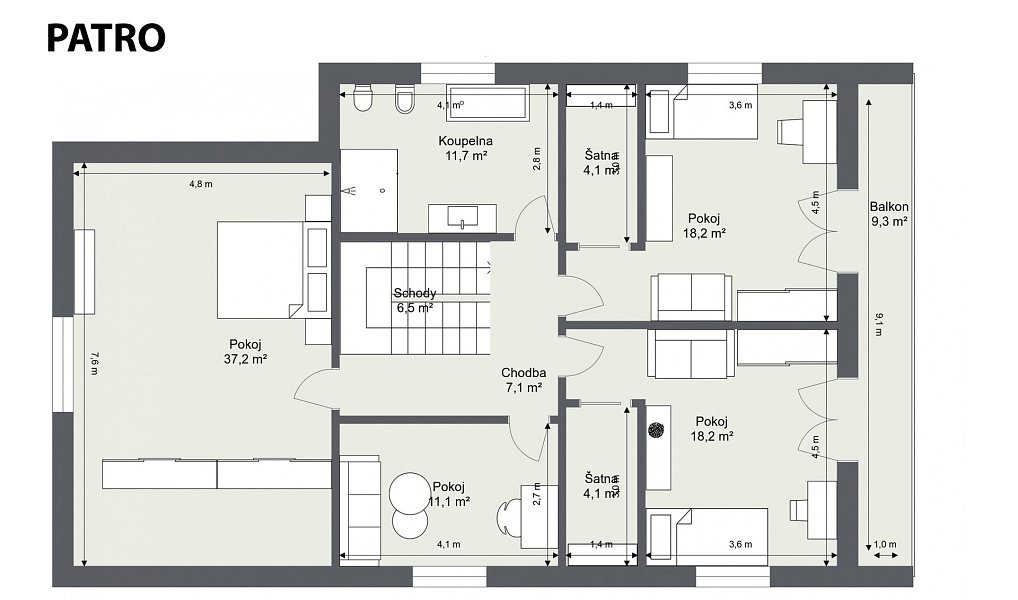 Prodej domu 252 m² s pozemkem 1 208 m², Nelahozeves – náhled fotky 26