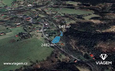 Prodej zahrady 416 m², Kytlice, okres Děčín