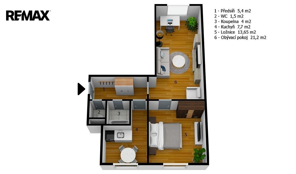 Pronájem bytu 2+1 58 m², Aš – náhled fotky 12
