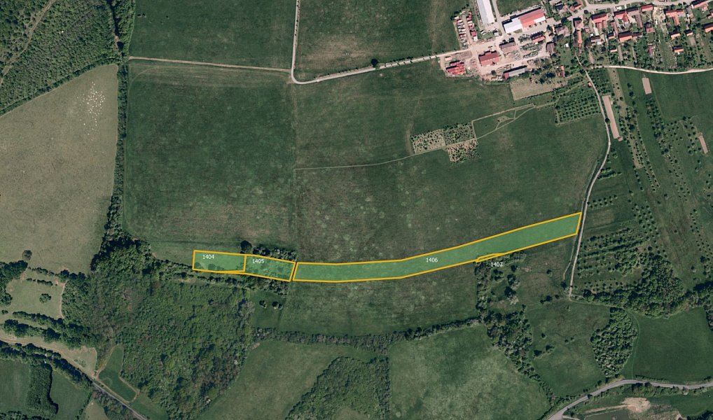 Prodej pozemku, 55967 m², Zlín, Kelníky