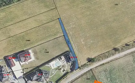 Prodej pozemku 46 m², Hřebeč, okres Kladno