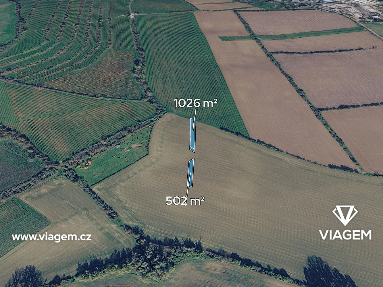 Prodej pole 764 m²