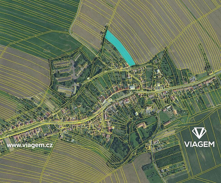 Pole 5 778 m², Podíl 3 % o výměře 193 m² – pohled 2