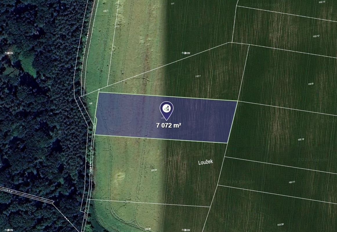 Prodej pole 1 179 m²