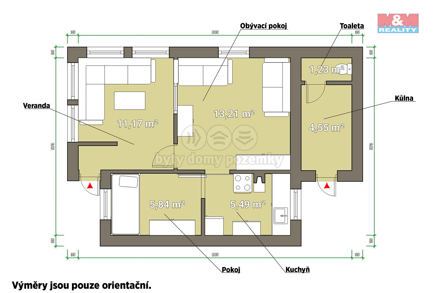 Prodej chaty/chalupy 35 m² s pozemkem 388 m² — photo 4
