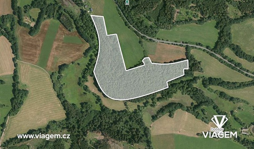 Prodej lesa 7 020 m², Čmelíny – náhled fotky 2