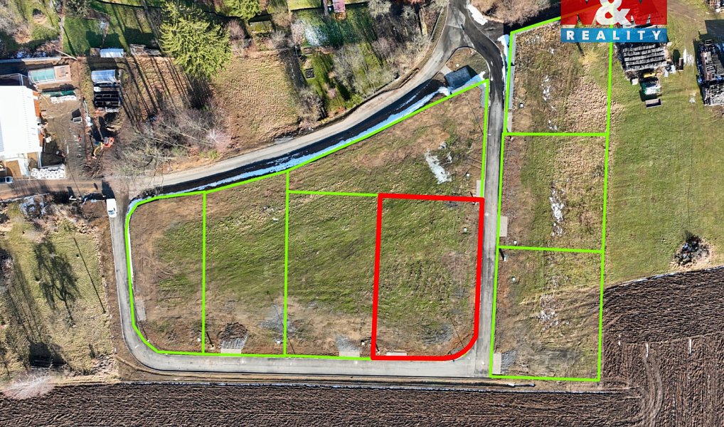 Prodej stavebního pozemku 850 m², Nová Ves u Chotěboře – náhled fotky 2