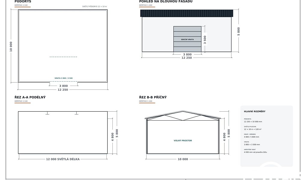 Prodej výrobních prostor 120 m², Těšetice – náhled fotky 4
