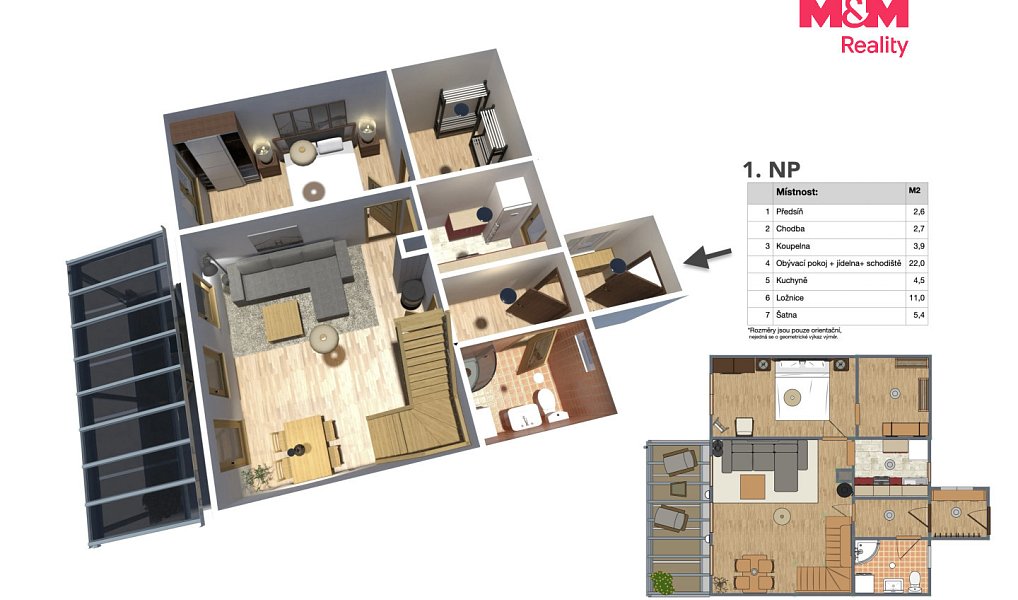 Prodej domu 66 m² s pozemkem 395 m², Jirny – náhled fotky 20