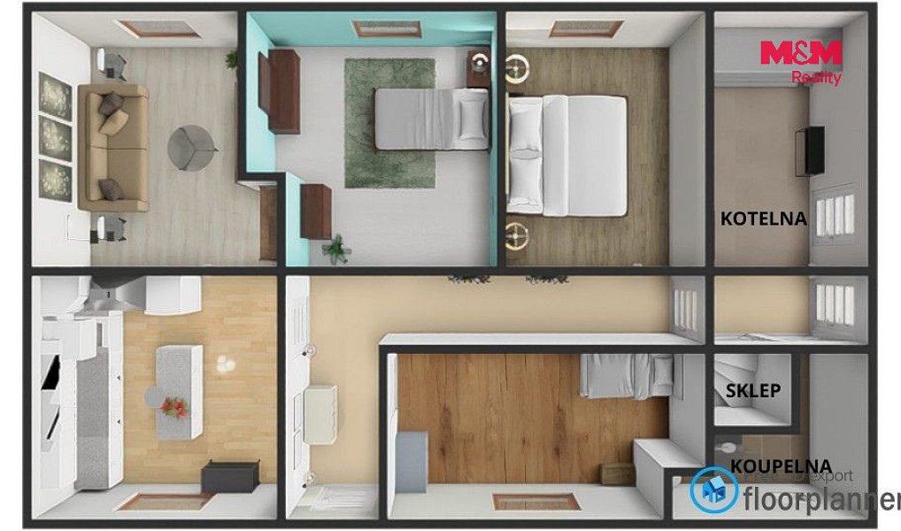 Prodej domu 100 m² s pozemkem 186 m², Nyklovice – náhled fotky 15