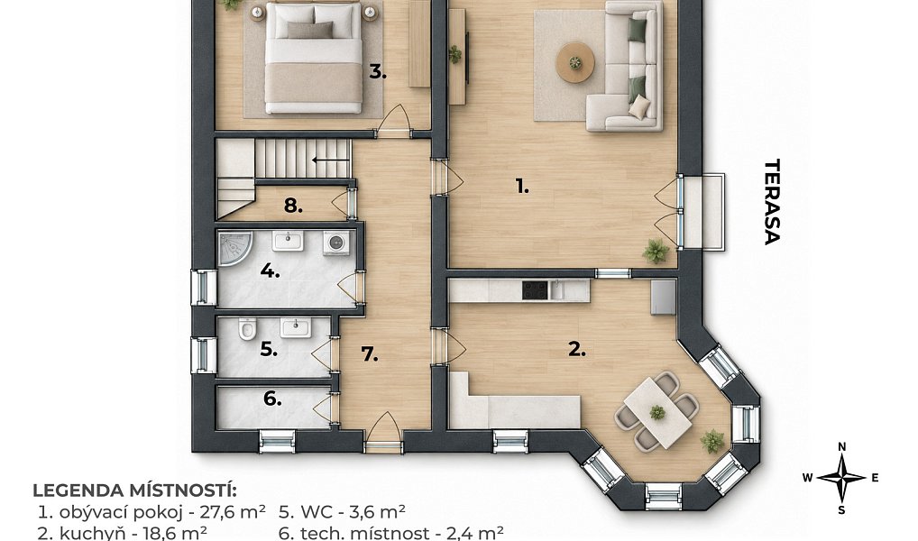 Prodej domu 174 m² s pozemkem 586 m², Malá Lhota – náhled fotky 20