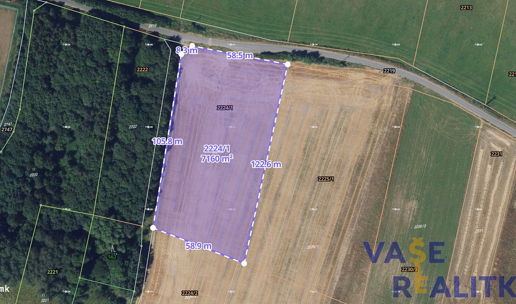 Prodej stavebního pozemku 7 160 m², Brodek u Konice – náhled fotky 6