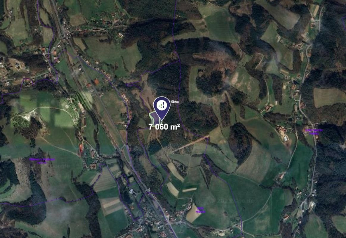 Prodej louky 7 060 m² – pohled 2
