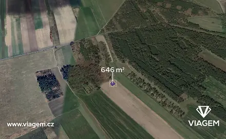 Prodej pole 646 m², Uhlířská Lhota, okres Kolín