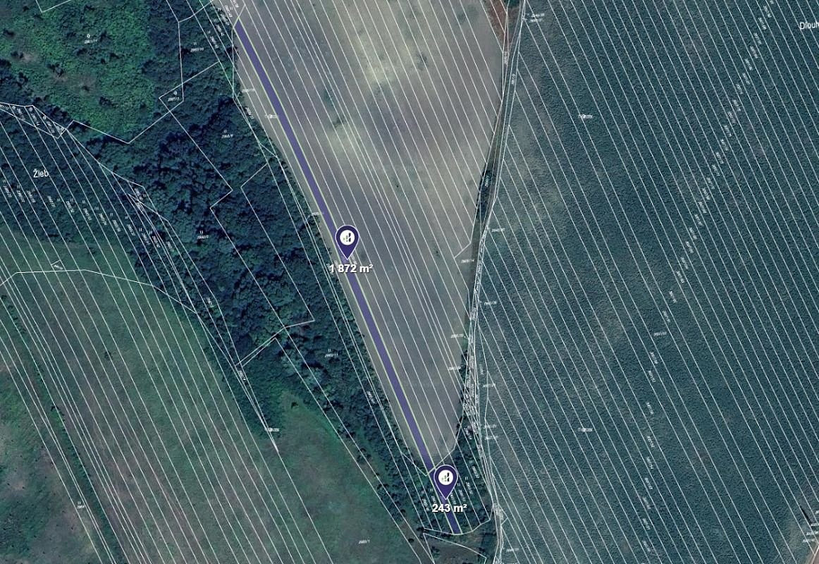 Prodej pole 2 064 m² – fotografie 3