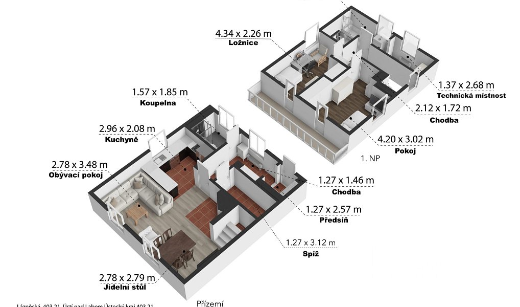 Prodej domu 85 m² s pozemkem 498 m², Ústí nad Labem – náhled fotky 41