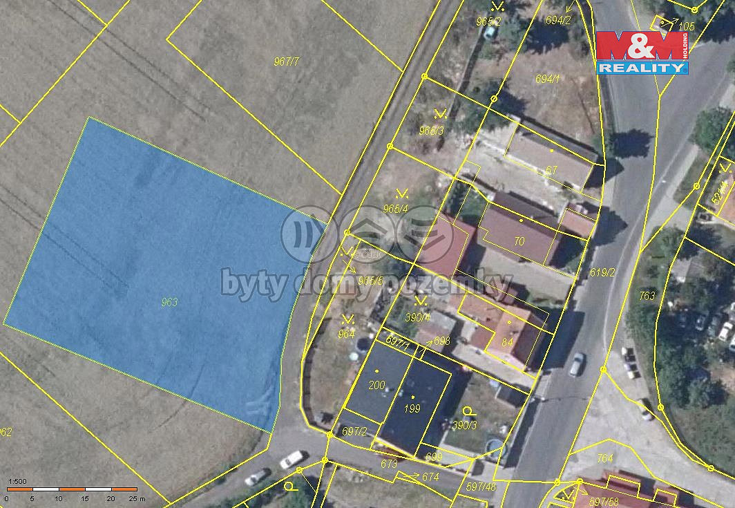 Prodej stavebního pozemku 2 167 m²