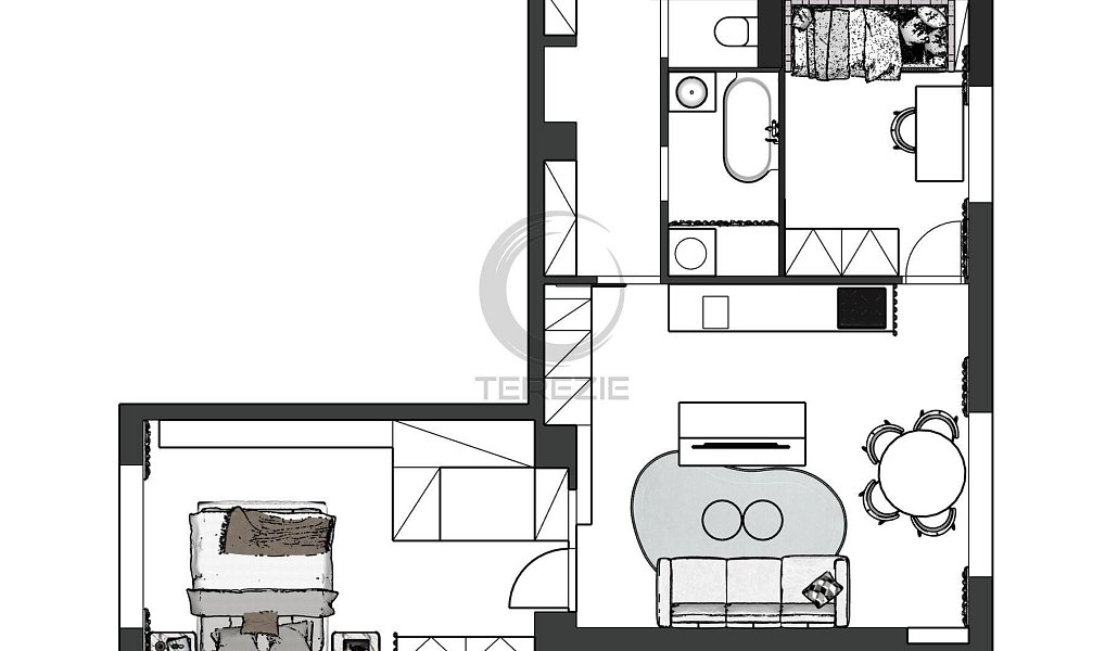 Prodej bytu 3+kk 60 m², Praha – náhled fotky 4