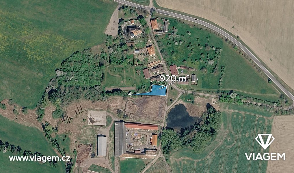 Prodej zahrady 920 m², Opařany – náhled fotky 2