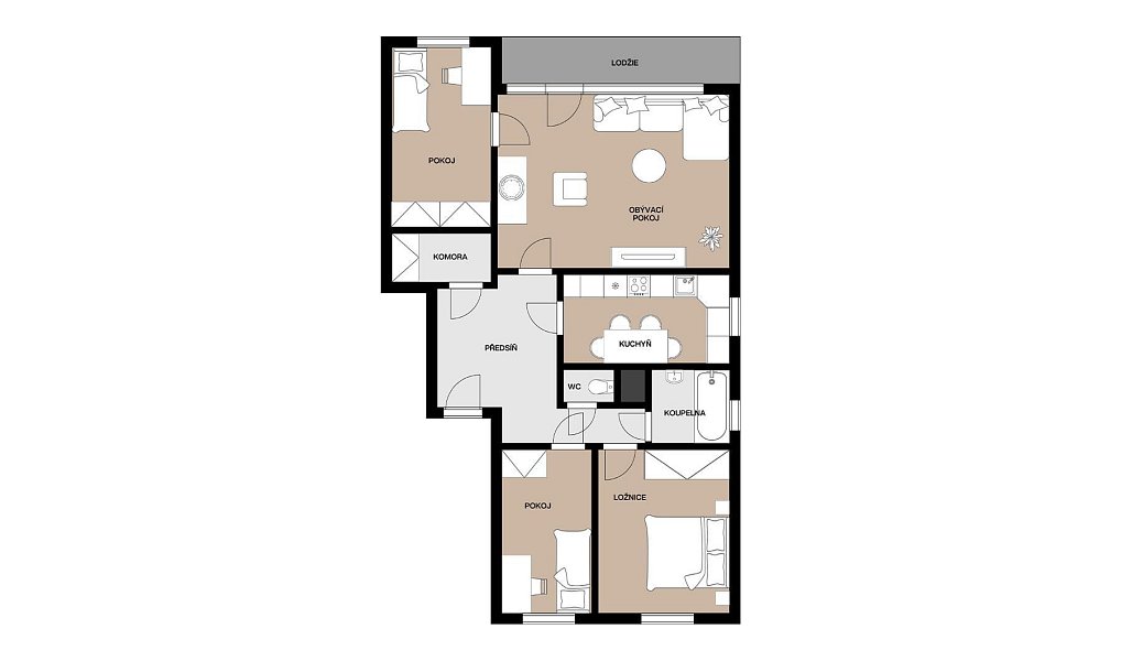Prodej bytu 4+1 91 m², Praha – náhled fotky 30