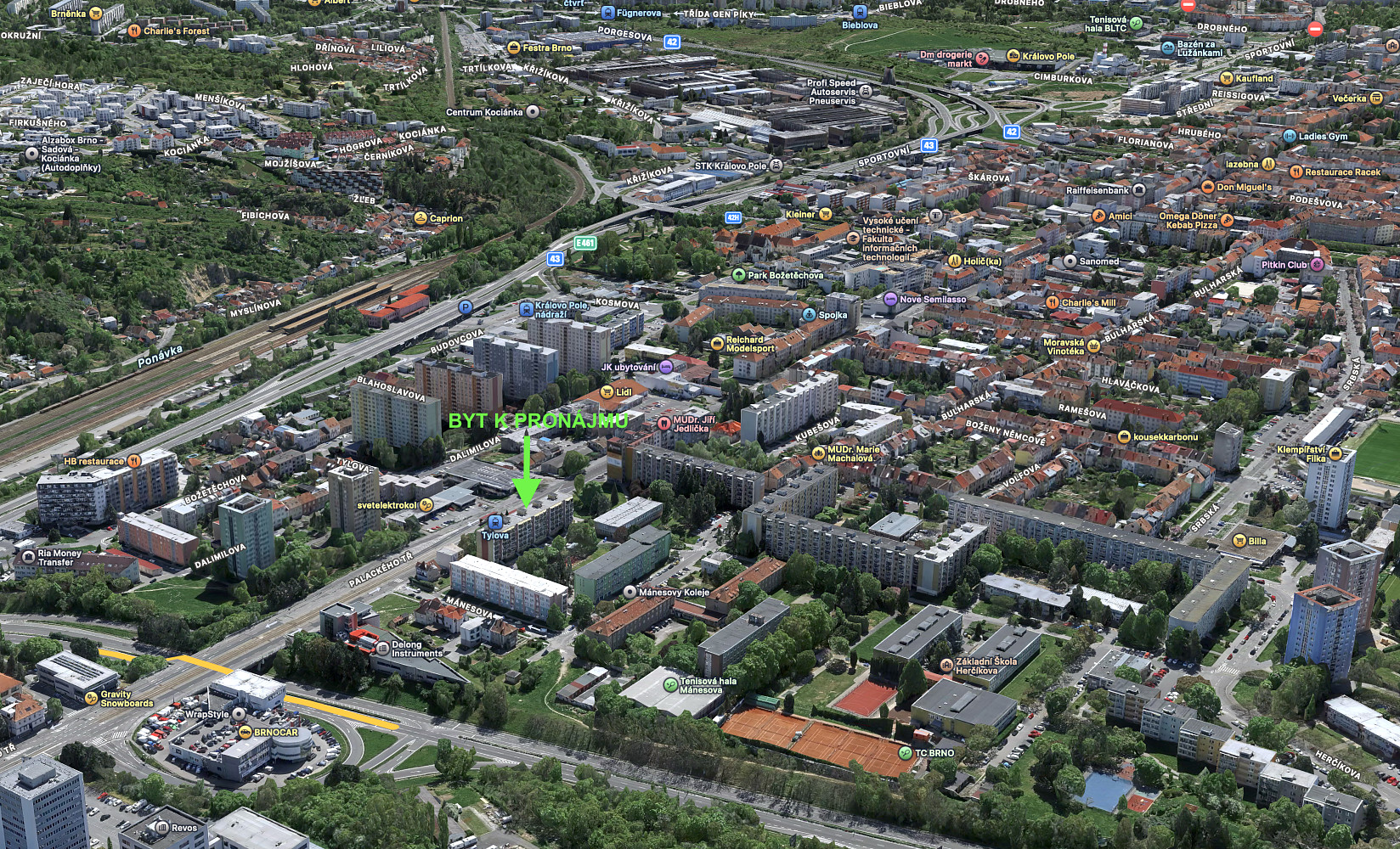Pronájem bytu 1+1 39 m² — photo 3