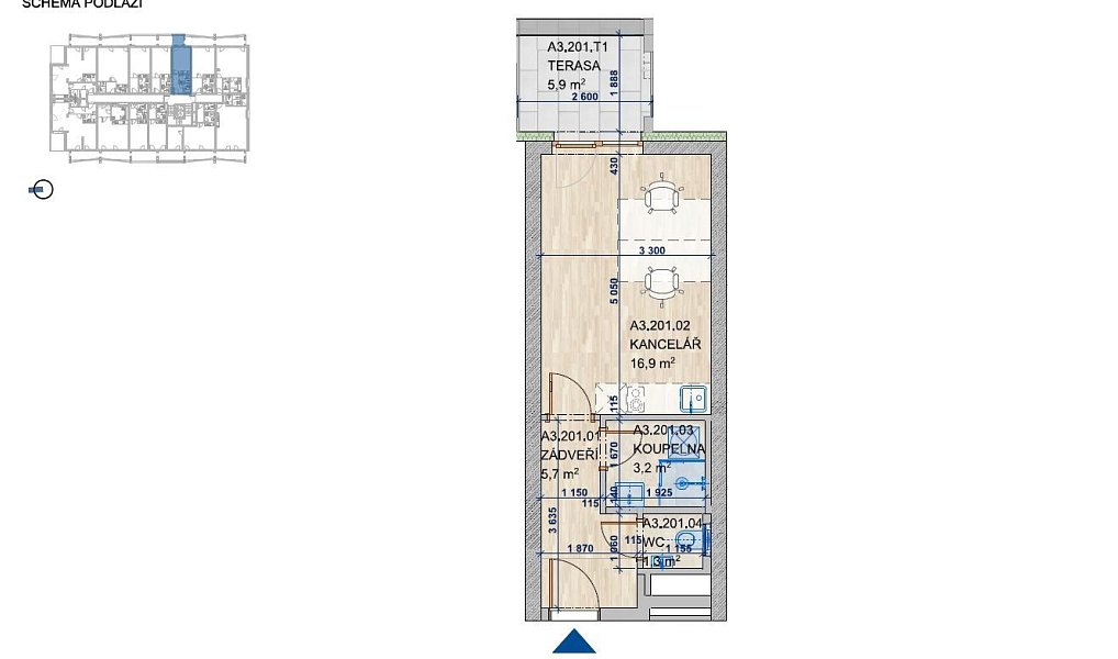 Pronájem kanceláře 29 m², Brno – náhled fotky 11