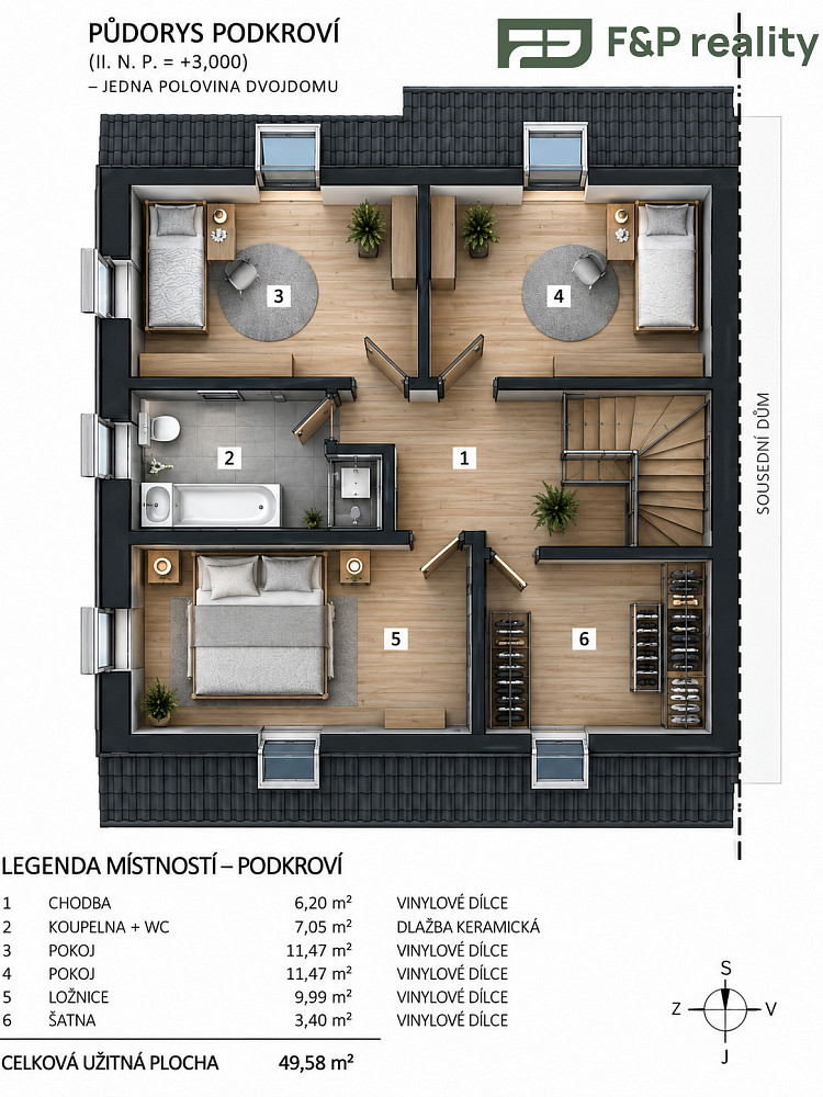 Prodej domu 98 m² s pozemkem 300 m² – fotografie 5