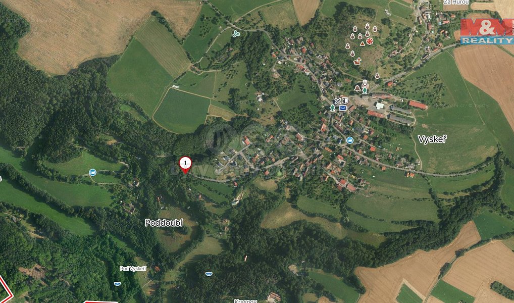 Prodej pozemku 426 m², Vyskeř – náhled fotky 3