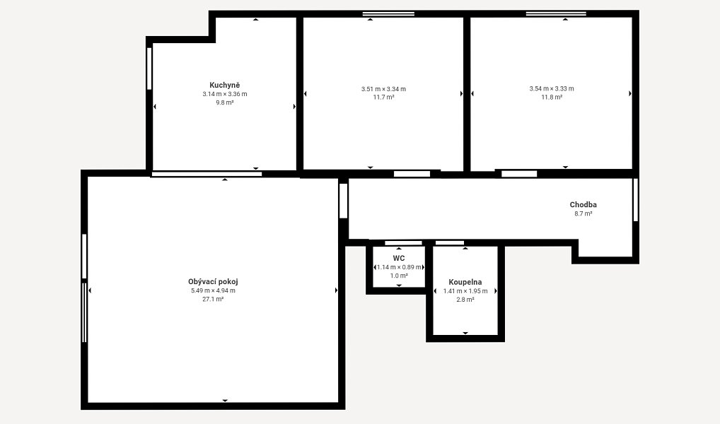 Prodej bytu 3+1 73 m², Náchod – náhled fotky 19