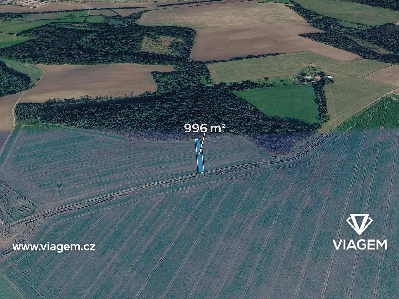 Prodej pole 996 m²