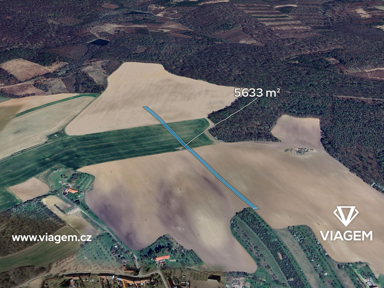 Prodej pole 1 126 m²