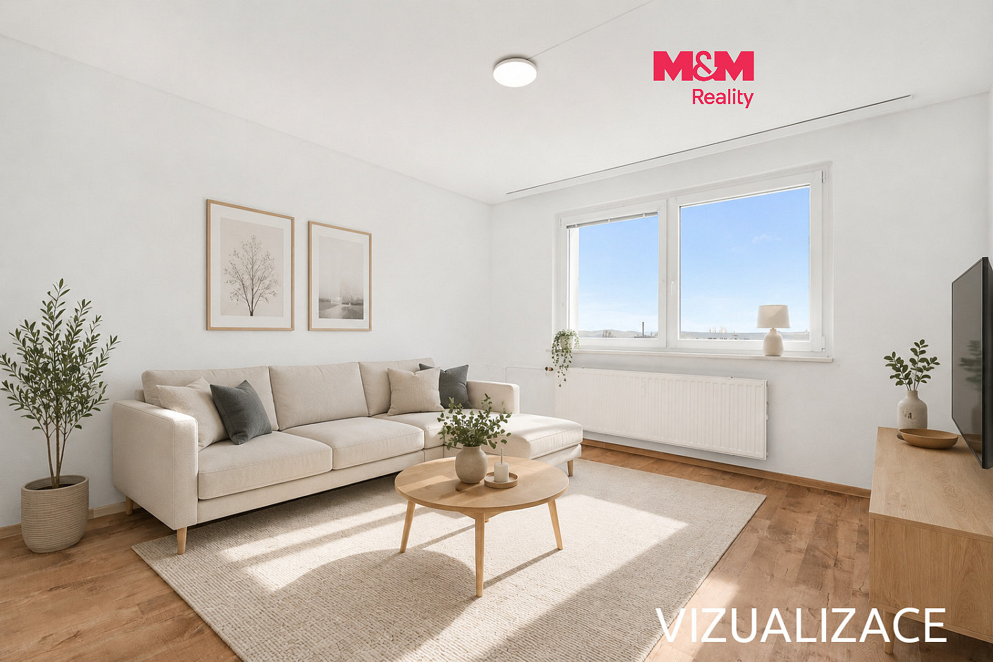 Pronájem bytu 2+1 56 m²
