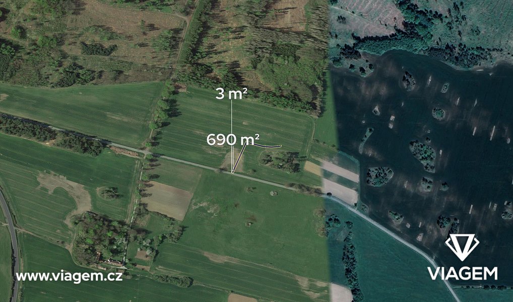 Prodej pole 577 m², Oslavička – náhled fotky 3