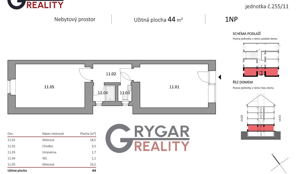 Prodej obchodních prostor 44 m², Praha – náhled fotky 3