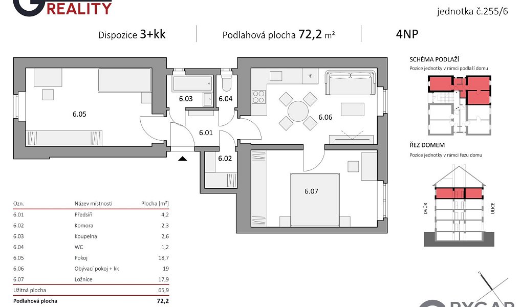Prodej bytu 3+kk 72 m², Praha – náhled fotky 16