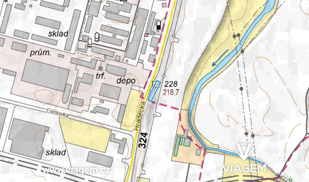 Prodej pole 266 m², Staré Hradiště – náhled fotky 3