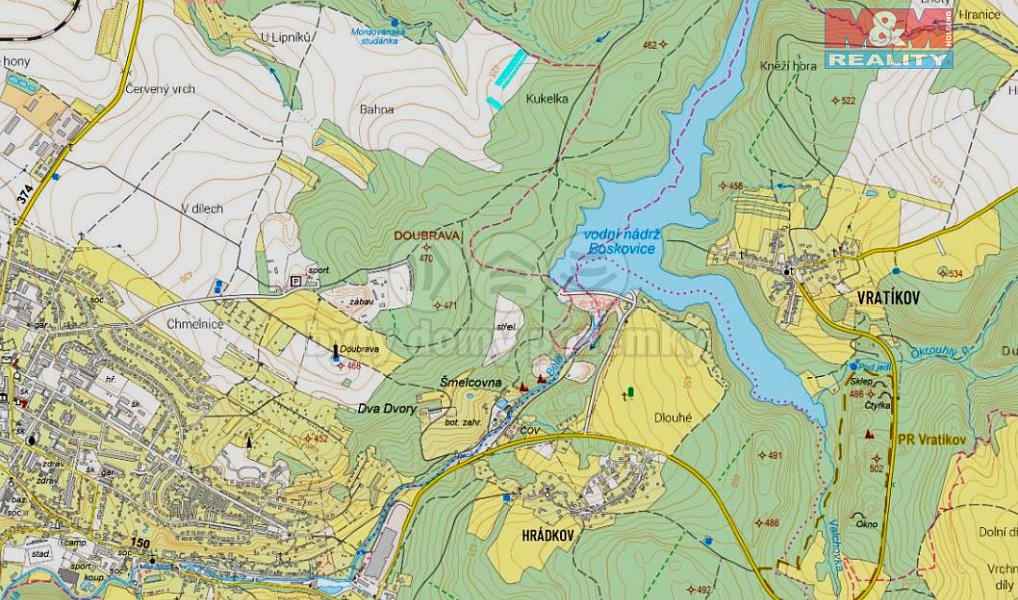 Prodej pole 1 418 m², Boskovice – náhled fotky 4