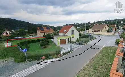 Prodej stavebního pozemku 1 059 m², Hlásná Třebaň, okres Beroun