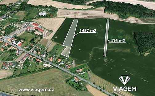 Prodej pole 1 871 m², Panenský Týnec, okres Louny
