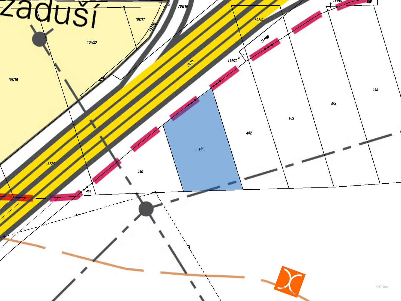 Prodej komerčního pozemku 1 823 m² – fotografie 4