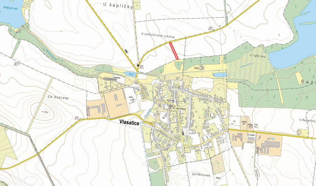 Prodej pole 1 528 m², Vlasatice – náhled fotky 2