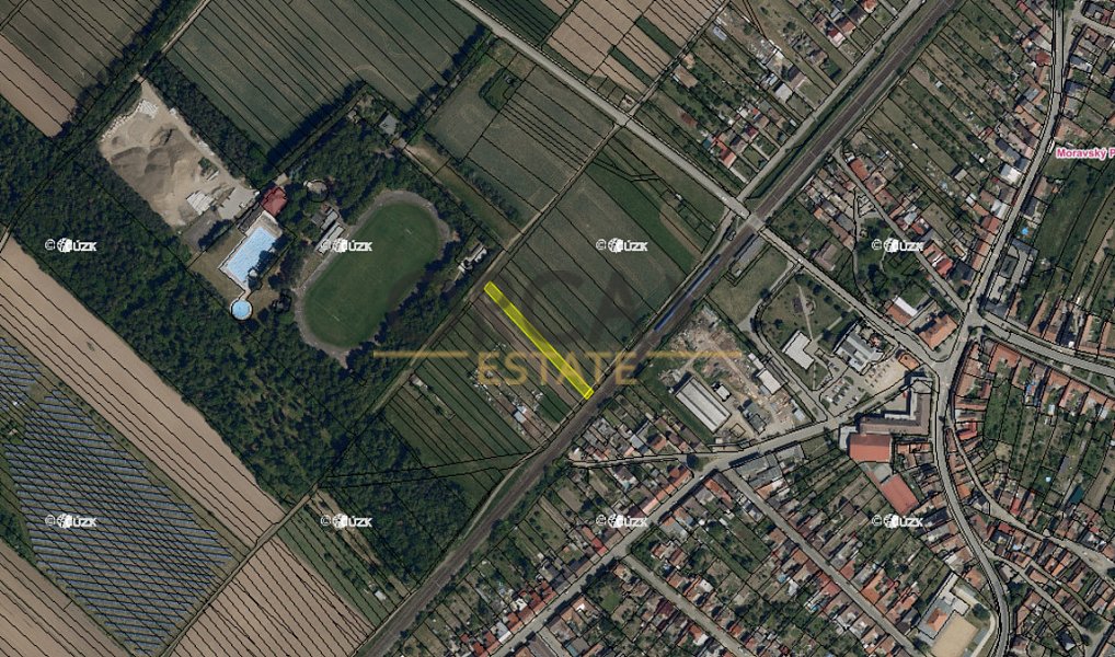Prodej pole 1 243 m², Moravský Písek – náhled fotky 2
