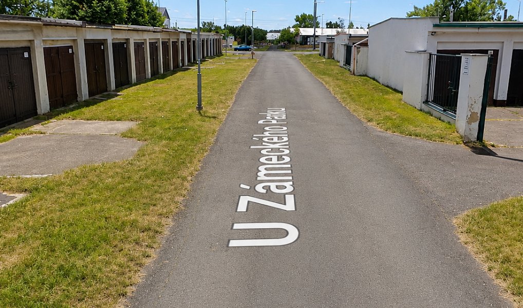 Prodej zděné garáže 28 m² s elektřinou – Litvínov, ul. U Zámeckého parku., Litvínov – fotka 1 z 4