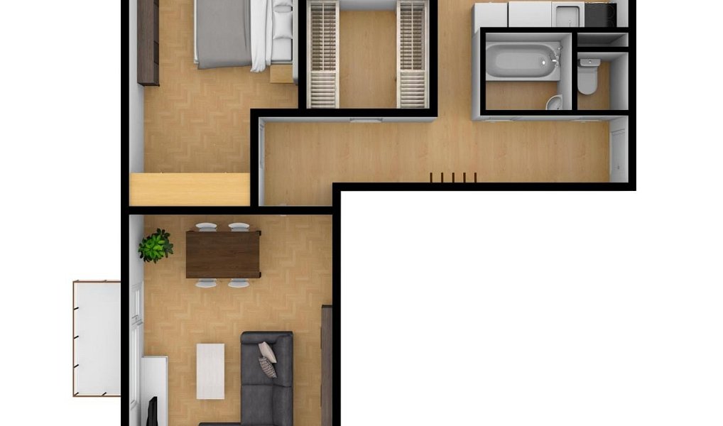 Pronájem bytu 2+1 58 m², Opava – náhled fotky 2